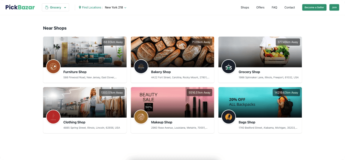 PickBazar: قالب موقع تجارة إلكترونية سريع ومتعدد الاستخدامات مبني بتقنيات React وNext.js - CODEVAY