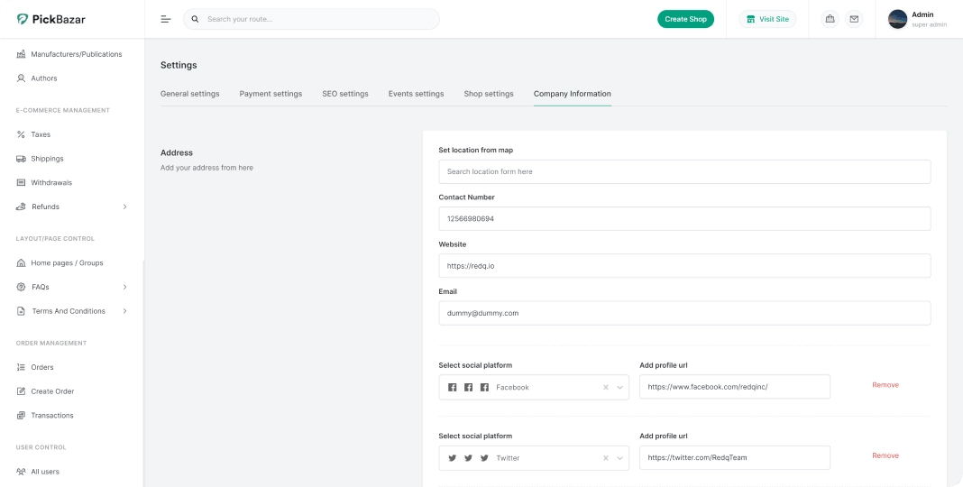 PickBazar: قالب موقع تجارة إلكترونية سريع ومتعدد الاستخدامات مبني بتقنيات React وNext.js - CODEVAY