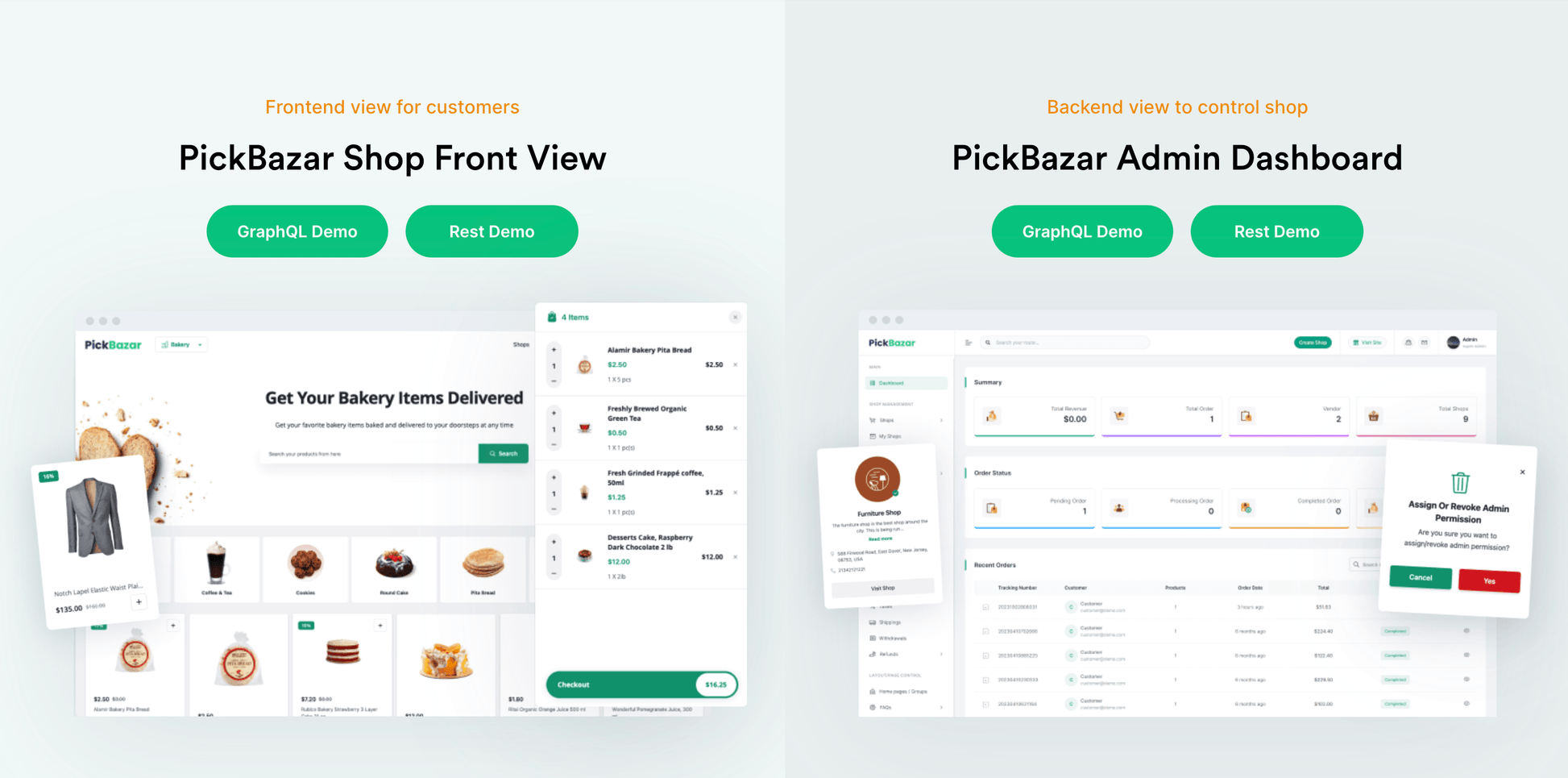 PickBazar: قالب موقع تجارة إلكترونية سريع ومتعدد الاستخدامات مبني بتقنيات React وNext.js - CODEVAY