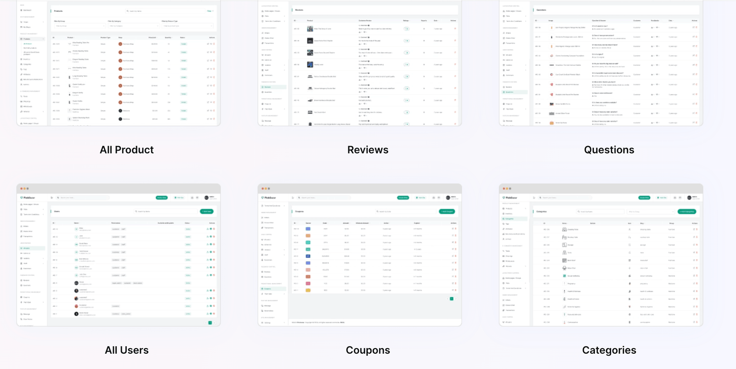 PickBazar: قالب موقع تجارة إلكترونية سريع ومتعدد الاستخدامات مبني بتقنيات React وNext.js - CODEVAY