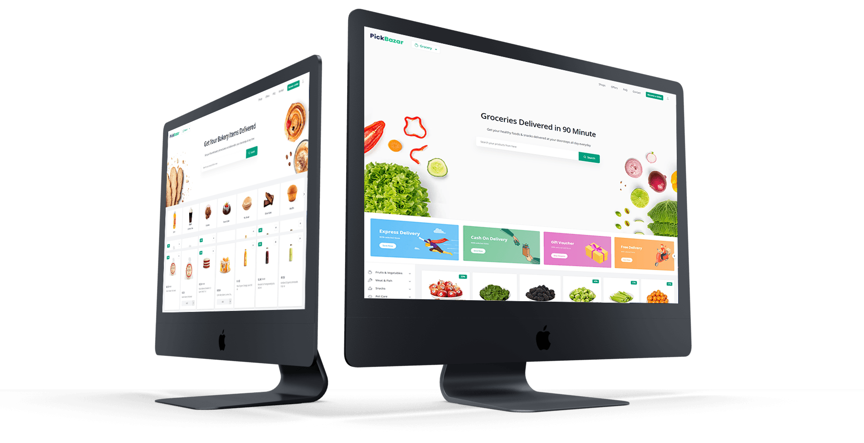 PickBazar: قالب موقع تجارة إلكترونية سريع ومتعدد الاستخدامات مبني بتقنيات React وNext.js - CODEVAY